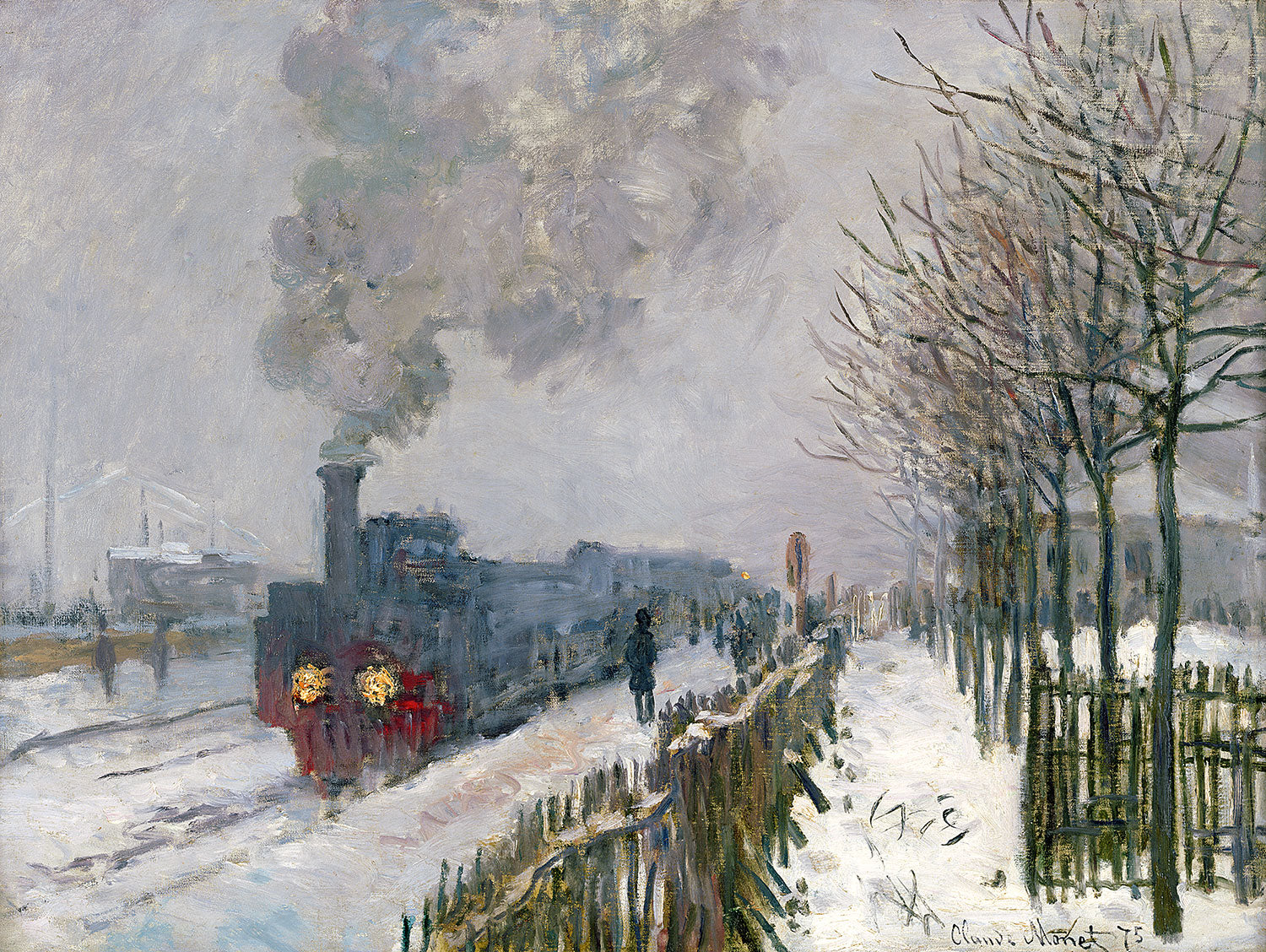 Hand painted reproduction Winter series