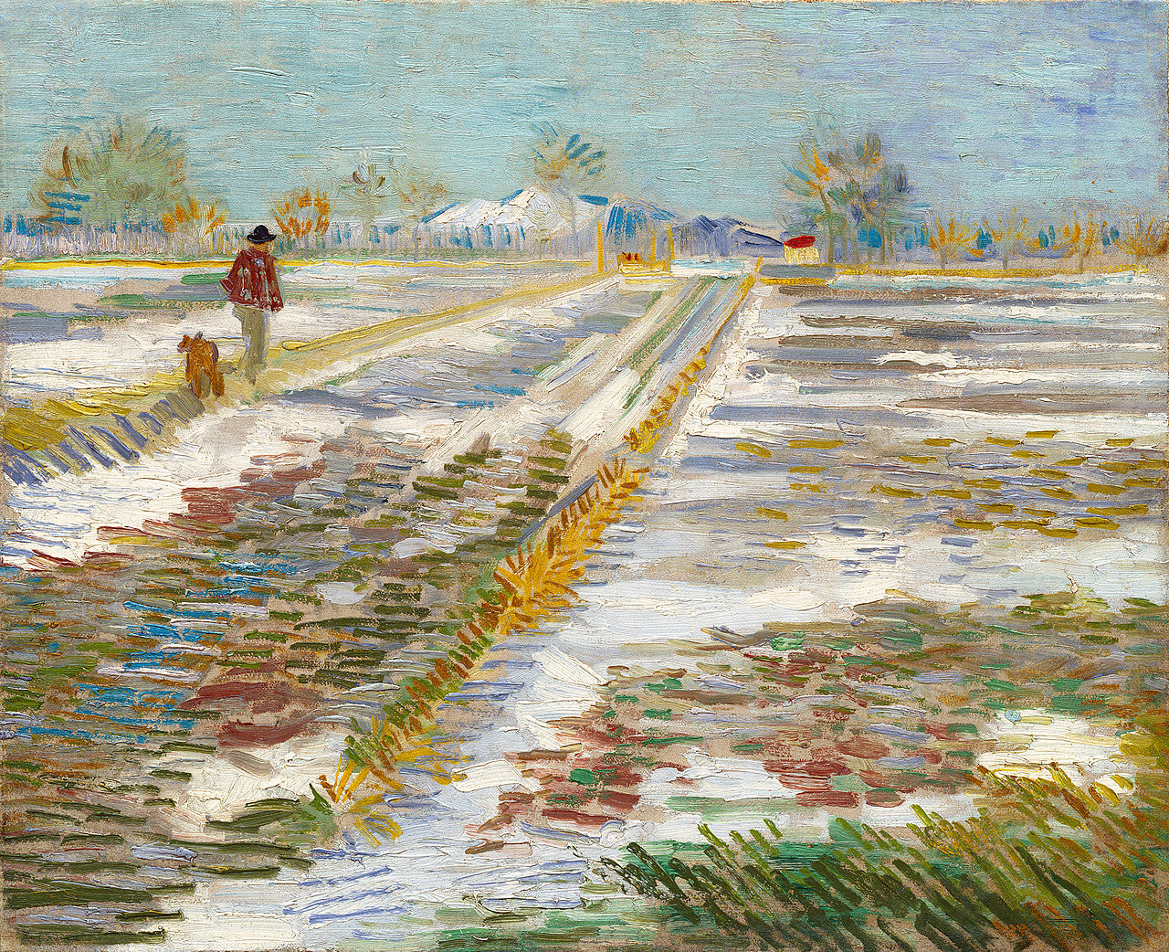 Hand painted reproduction Winter series