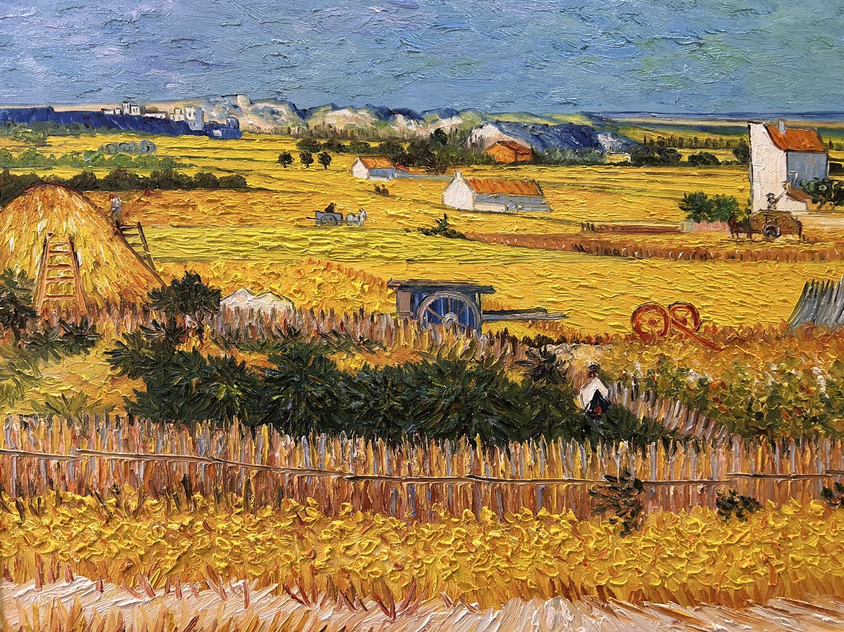 The Harvest by Vincent Vangogh Hand-Painted Oil Reproduction on Linen