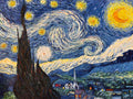 The Starry Night by Vincent Van Gogh Hand-Painted Oil Reproduction on Linen