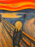 The Scream by Edvard Munch Hand-Painted Oil Reproduction on Linen